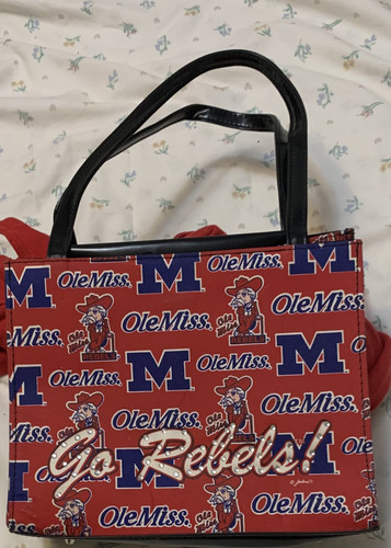 Woman’s University of Mississippi Ole Miss Rebels Colonel Rebel Handbag Purse