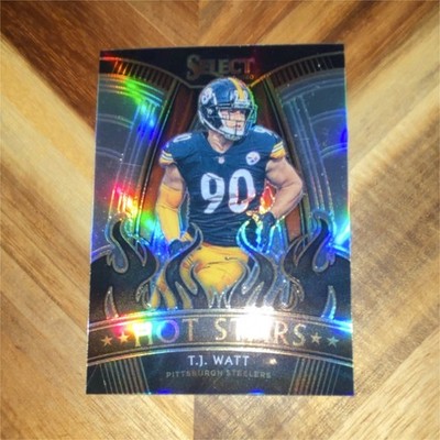 Panini 2020 Select T.J. Watt Pittsburgh Steelers Hot Stars Insert #HS19 NFL Card