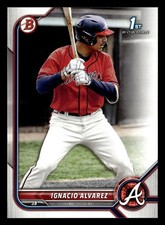 Ignacio Alvarez 2022 1st Bowman Draft #BD-125 Atlanta Braves Rookie RC