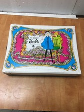 Mattel 1968 World of Barbie Double Doll Case 1007 Blue White 18"x4"x13.5"