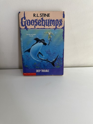 #ad #ad Goosebumps #19 Deep Trouble R.L. Stine First Scholastic Printing 1994 Novel AU $49.00