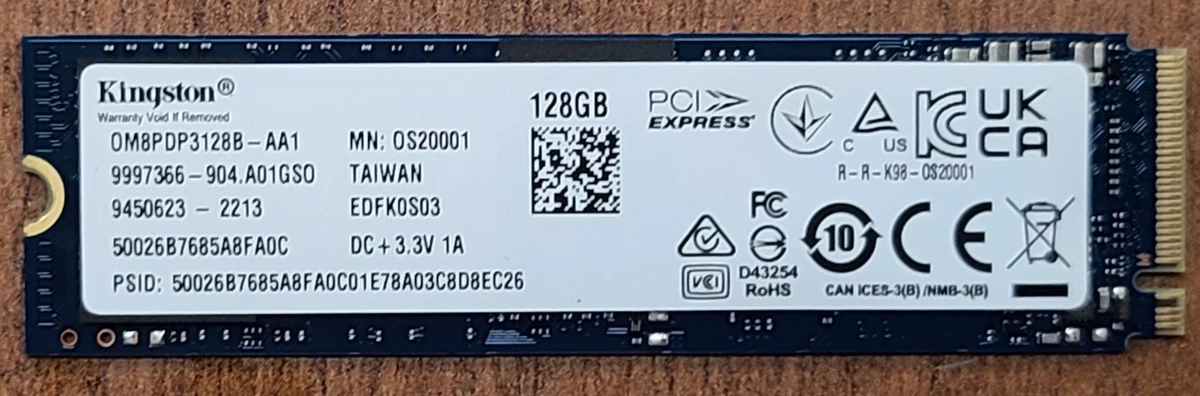 Kingston M.2 Interface 128 GB Solid State Drives for sale - eBay
