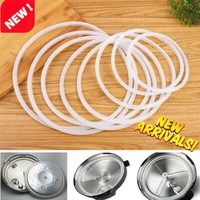 Silicone Rubber Replacement Clear Gasket Home Pressure Cooker Seal Ring 20-32cm
