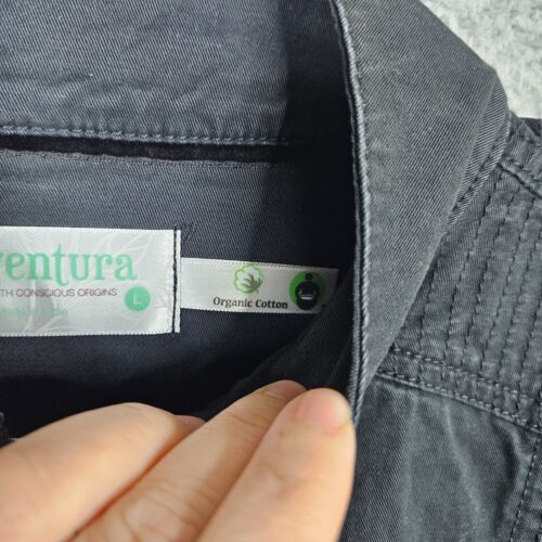 AVENTURA Organic cotton light black Full Zip Jacket Size L - Picture 4 of 8