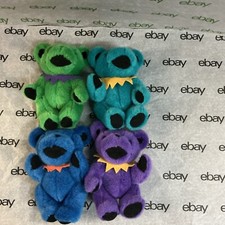 Steven Smith 6  Grateful Dead Jointed Plush Bear Lot As Shown