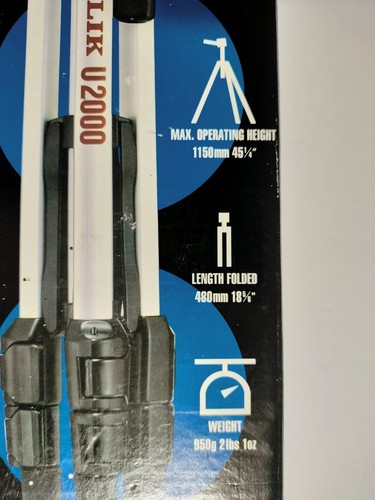 SLIK U2000 Camera Tripod Video & Photo Made In Japan *New* - Picture 8 of 8
