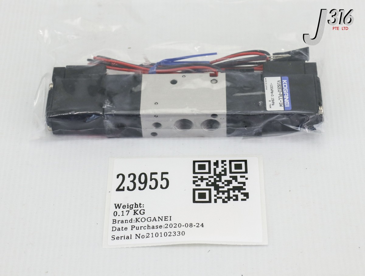 箱 23955 KOGANEI SOLENOID VALVE, -100KPA~0.15MPA (NEW) V182E2-PLL-1W