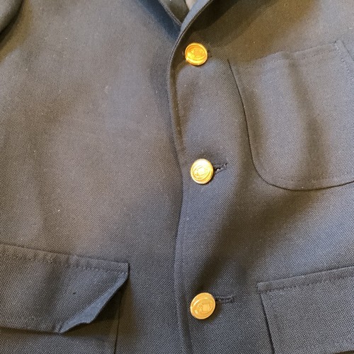 VTG Brooks Brothers Boys Size 13 Blazer Wool Lined Jacket 3 Gold Button Navy USA - Picture 2 of 12