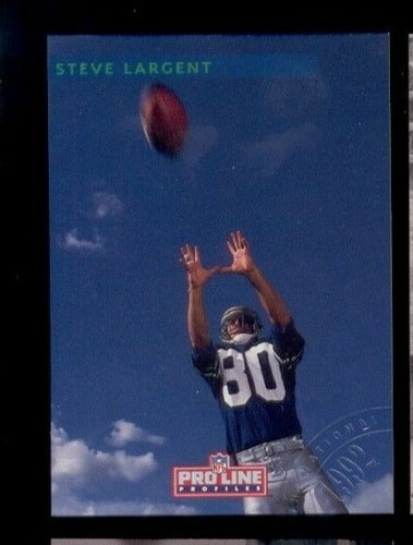 1992 Pro Line Profiles STEVE LARGENT Seahawks National Convention 9-Card Set - Picture 2 of 2