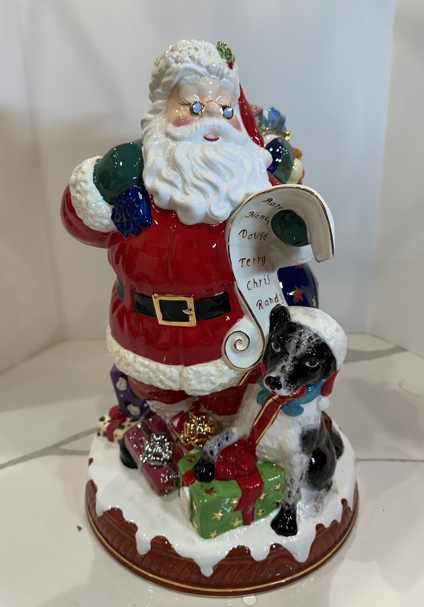 Christopher Radko Santa's Little Helper Cookie Jar | eBay