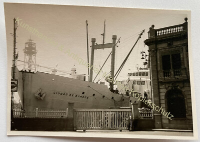 orig. Photo ship steamer Ciudad de Burgos around 1955