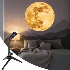 Moon Projector Night Light, USB Powered 360 Degree Moon Lamp Romantic Atmosphere