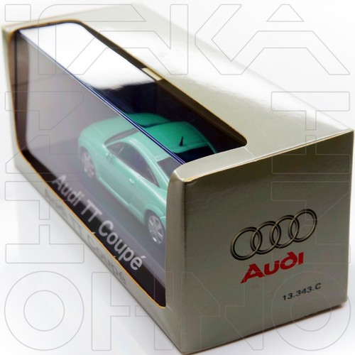 AUDI TT COUPE 8N 1998 MINICHAMPS PMA 1:43 13.343.C LIGHT GREEN METALLIC PREOWNED - Picture 15 of 19