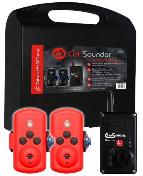 Catsounder Xrs 2Er Set (Fireorange) - 2 Cat Sounder Xrs + 1 Receiver + Koffer-image
