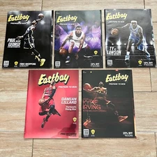 Lot of 5 PRISTINE Vintage EASTBAY 2013 Kyrie Irving, CP3, Dame, PG13 Catalogues