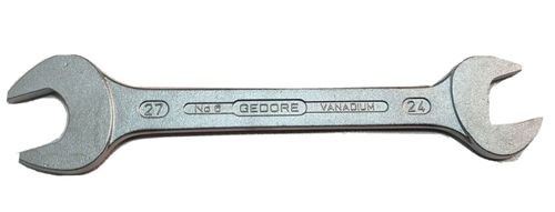 2 Gedore 27 mm x 24 mm Maulschlüssel Nr. 6 Kombinations-Kombi-Schraubenschlüssel-Set metrisch - Bild 3 von 8