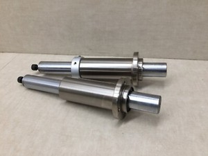 Lot of 2 Vertical Ball Bearing Cylinder and Shaft