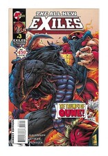 ALL-NEW EXILES #3 --- KEN LASHLEY COVER! HI-GRADE! Malibu Comics! 1995! NM
