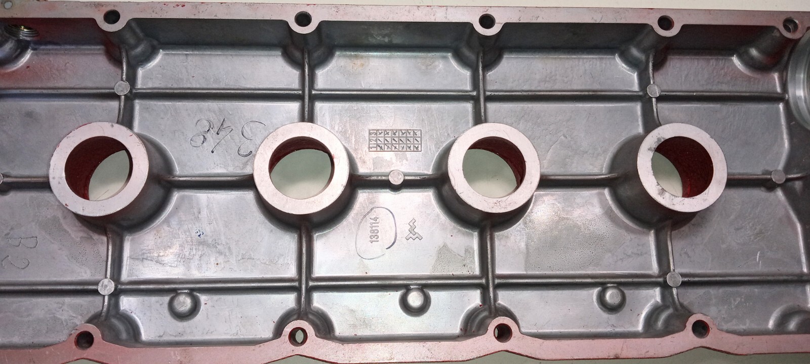 Ferrari 348 Engine Camshaft Cover_Mondial T 3.4_138114_New Old Stock_GENUINE