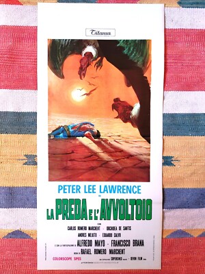 Locandina LA PREDA E L'AVVOLTOIO Peter Lee Lawrence Orchidea De Santis Western