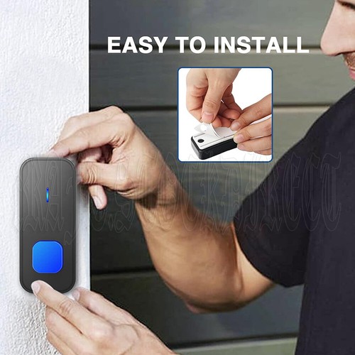 Gate Entry Door Bell Wireless Doorbell Sensors Alert Chime Alarm Security 300m - Picture 9 of 12