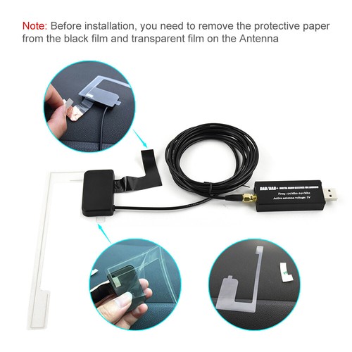 DAB+ Module for Android Radio USB Digital Receiver Box Amplified antenna - Picture 6 of 12
