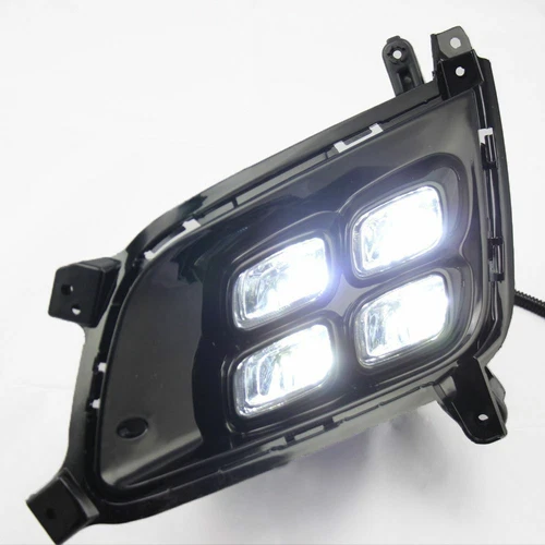 Luz antiniebla diurna LED DRL para Kia K5 Optima 2011-2013 con intermitente - Imagen 7 de 16