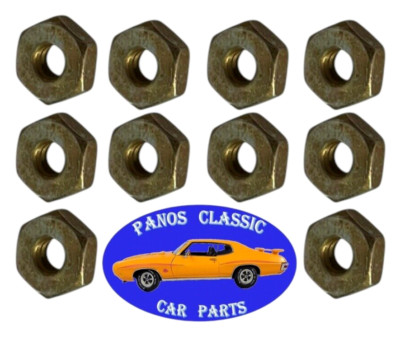 #6-32 Plain Hex Nuts Coarse Thread Cadmium Plated Steel MS35649-262 10pc Set 510