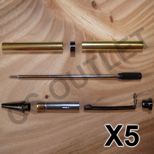 Gun Metal Slimline Pen Kits X