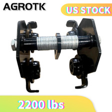 Carrello a spinta Agrotk 1 tonnellata per gru a cavalletto I Beam paranco verricello negozio adatto dritto