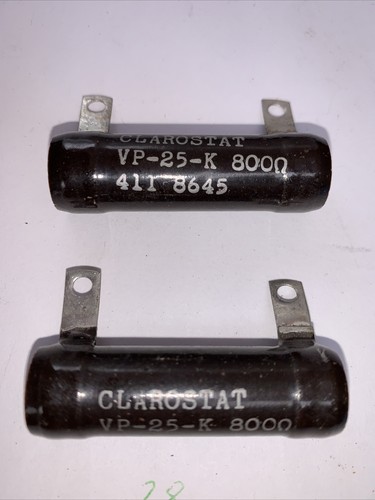 Clarostat VP25K 800 OHM Wirewound 25 Watt Resistor New Quantity Of (2) - Picture 7 of 12