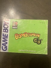 Bomberman GB (Nintendo Game Boy, 1998) instruction manual only
