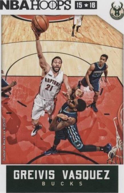 2015-16 Panini NBA Hoops - Greivis Vasquez #121 - 1 of 2