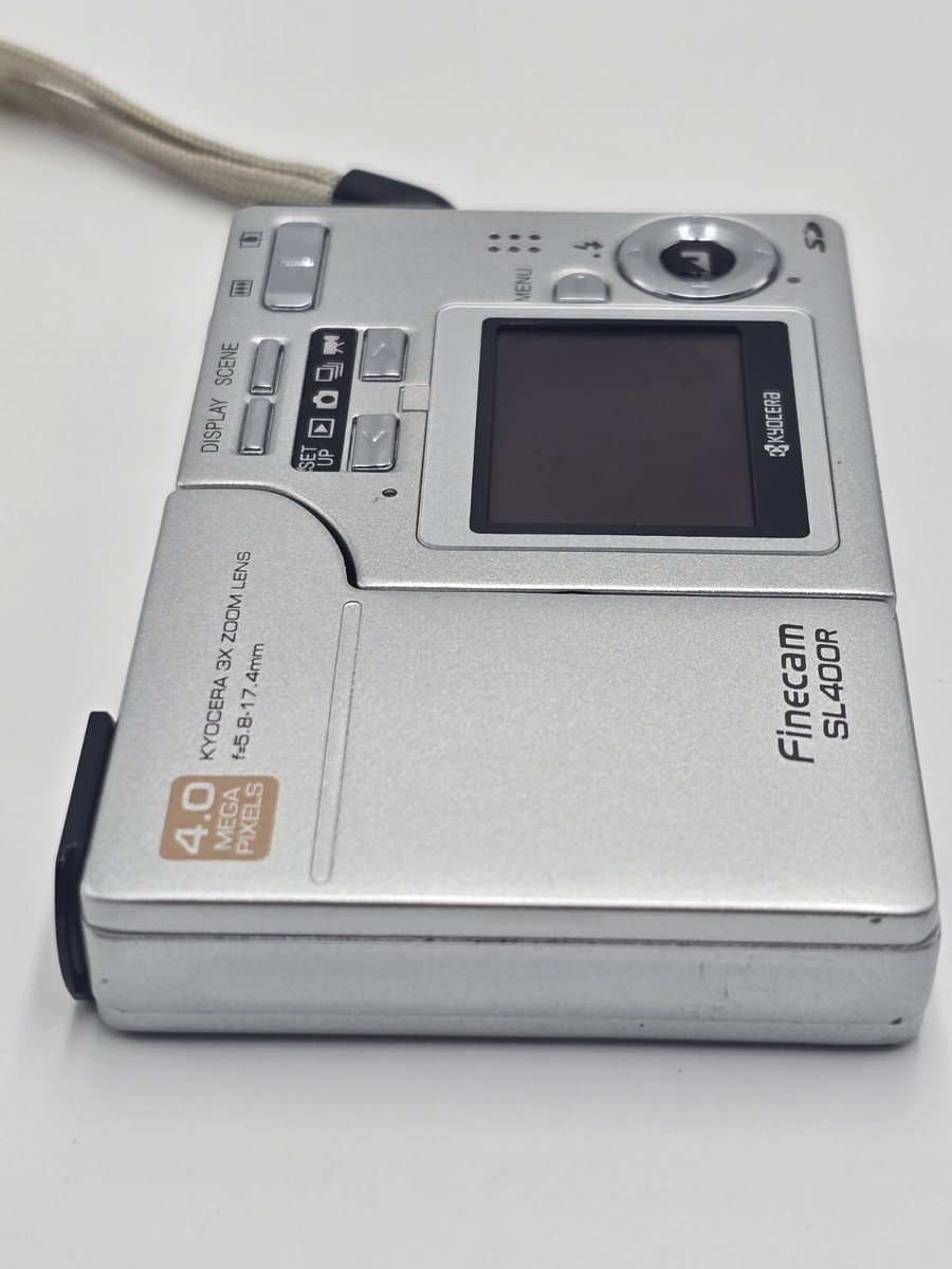 Kyocera Finecam SL400R, RetroDigital Camera, 4.0MP, Digital Camera