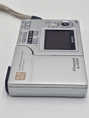 【ジャンク品】KYOCERA Finecam SL400R Kyocera Finecam SL400R, RetroDigital Camera, 4.0MP, Digital Camera