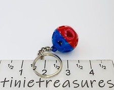 Tupperware keychain Shape o Ball Keychains Blue side Attached