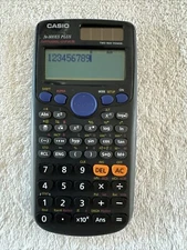 Casio FX-300ES Plus Scientific Calculator Black Tested Works Perfect