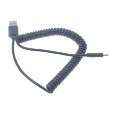 For Samsung Galaxy S8 S9 S10 Plus USB CABLE COILED TYPE-C CHARGER CORD USB-C