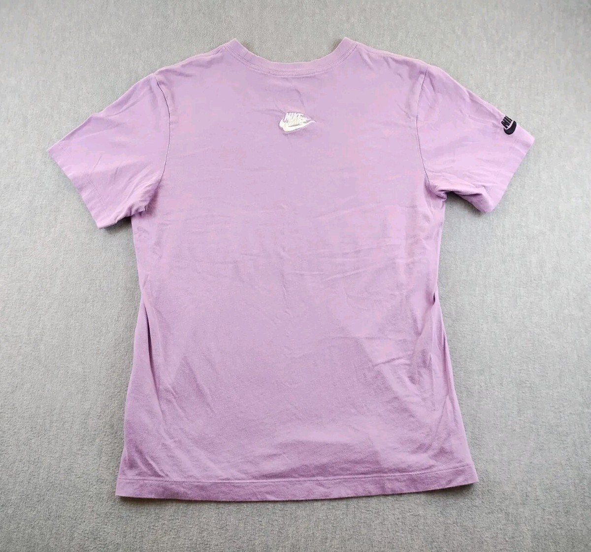 Nike The Nike Tee Shirt Mens Sm Purple Multiple Embroidered Nike The Nike Tee Shirt Mens Sm Purple Multiple Embroidered