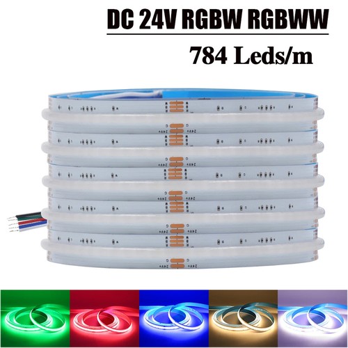 WIFI RGB/RGBW/RGB IC COB LED Strip Lights High Density Flexible Cabinet Kitchen - Picture 38 of 54