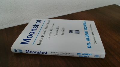 			Moonshot, Dr Albert Bourla, Harper Business, 2022, Hardcover		
