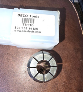 SECO SCER3214MS ER32 14mm DM Collet, 14mm-13.5mm - Open Box