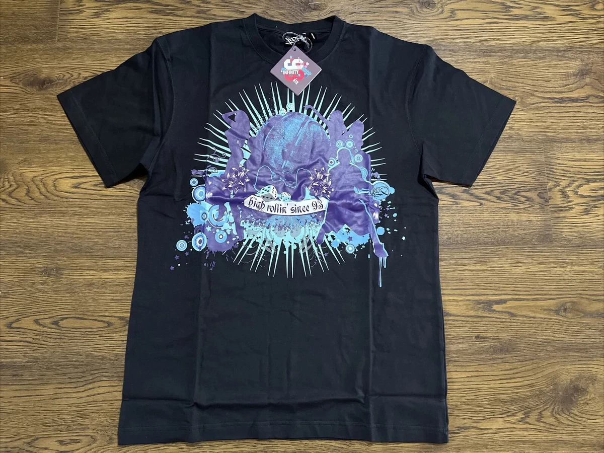 K1X - High Rollin' Tee T-Shirt - Black/Purple/Mint - Large - NEW NWT