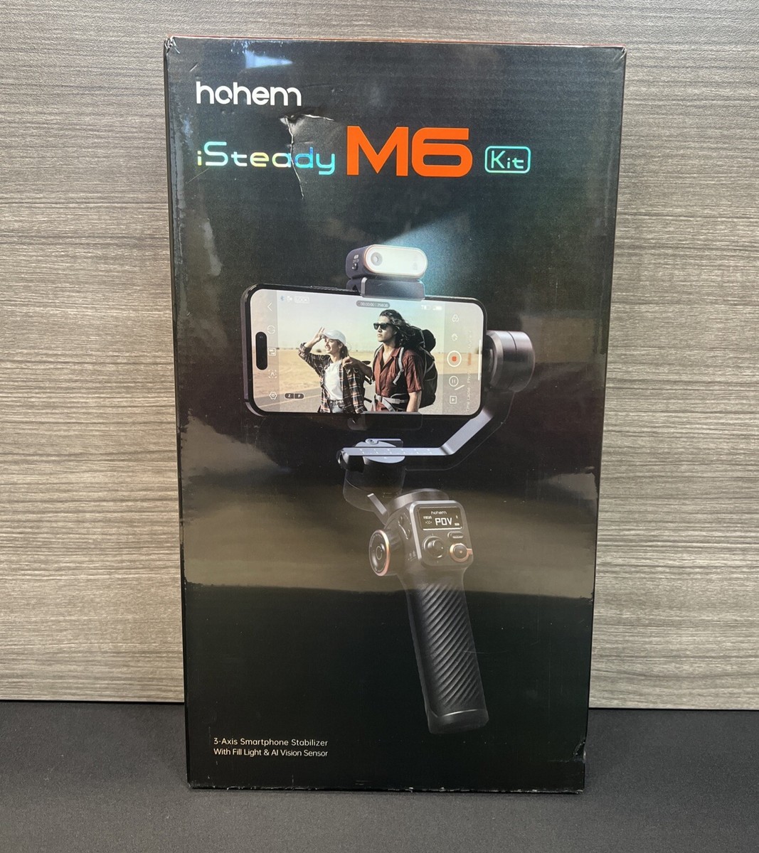 hohem iSteady M6 Kit 3-Axis W/Fill Light & AI Vision Sensor