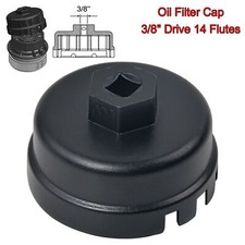 Fit For Toyota Prius Corrola Tool Remover 14 Flutes 64.5mm Oil Filter Wrench Cap