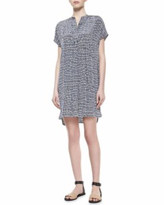 vince silk tunic dress