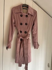 Philosophy Blues Original Dusky Purple Satin Finish Sz 38 Uk 10 Trench Coat