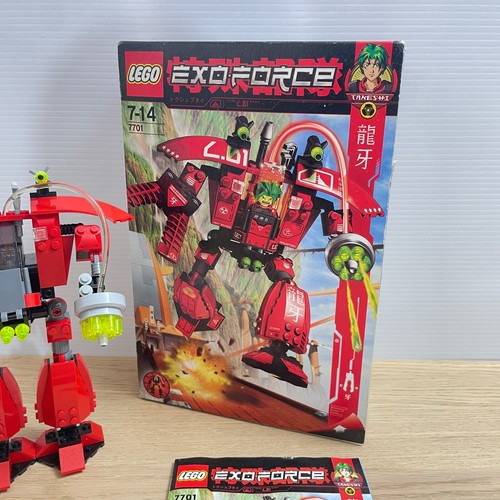 LEGO 7701 Exo-Force: Grand Titan Complete W/Manual, Box & Unused stickers & fig - Picture 5 of 7