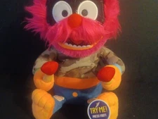 Disney Muppets Babies Rockin' Animal Animated Plush Talks Sings Drums WORKS /NEW