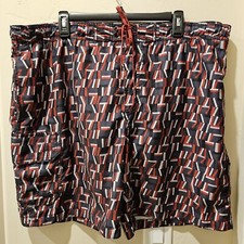 Denver Hayes Mens Swimming Trunks Shorts Size 2X XXL Pockets Drawstring Liner